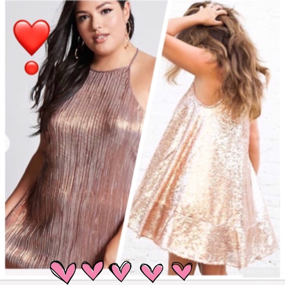 Dresses & Skirts - ❣️RESERVED❣️🆕Metallic #Pleated Cami #Dress NWT 🌟